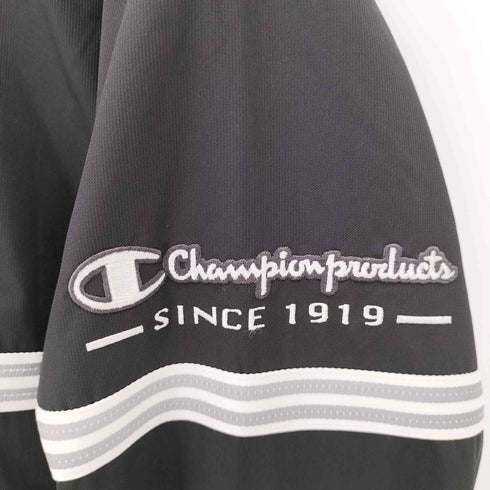 チャンピオン Champion 90S フロントロゴ 裏地メッシュジップアップブルゾン メンズ JPN:L