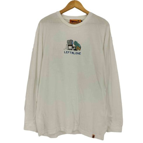レフトアローン LEFT ALONE BLOC L/S TEE Lavender メンズ import:XL