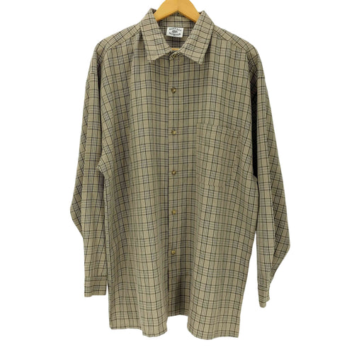 BUFFALO HUNTER L/S チェック柄開襟シャツ メンズ