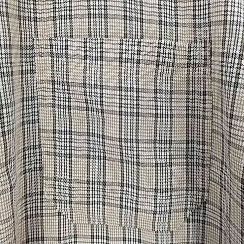 BUFFALO HUNTER L/S チェック柄開襟シャツ メンズ