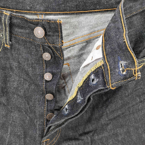リーバイス Levis 501-0226 ボタンフライ ストレート ジーンズ ブラック リジッド STF シュリンクトゥフィット USAライン メンズ W32