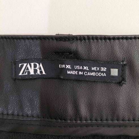 ザラ ZARA フェイクレザー スカート レディース XL