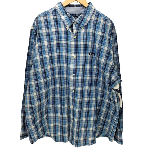 チャップスラルフローレン CHAPS RALPH LAUREN EASY CARE チェック柄 ボタンダウン ロングスリーブシャツ メンズ import:XXL
