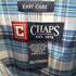 チャップスラルフローレン CHAPS RALPH LAUREN EASY CARE チェック柄 ボタンダウン ロングスリーブシャツ メンズ import:XXL