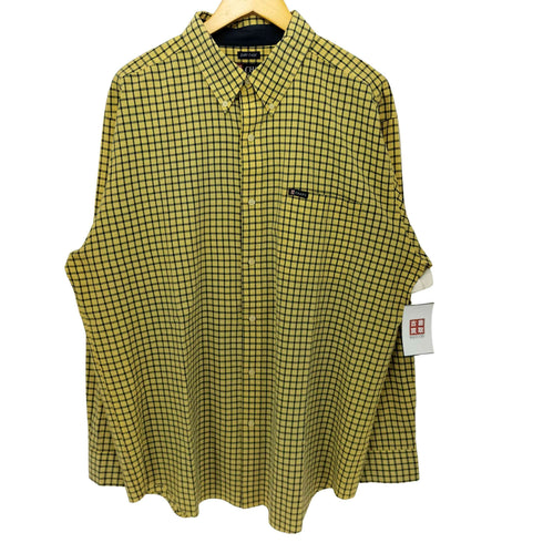 チャップスラルフローレン CHAPS RALPH LAUREN EASY CARE チェック柄 ボタンダウン ロングスリーブシャツ メンズ import:XL