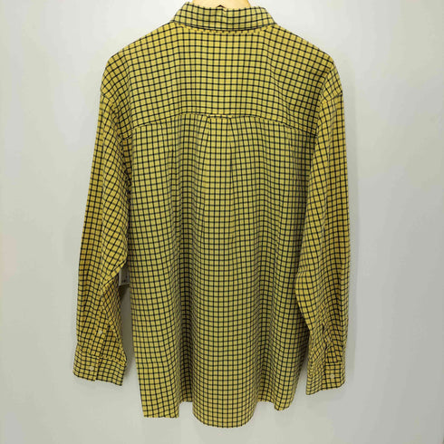 チャップスラルフローレン CHAPS RALPH LAUREN EASY CARE チェック柄 ボタンダウン ロングスリーブシャツ メンズ import:XL