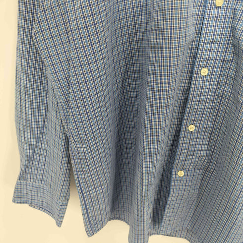 チャップスラルフローレン CHAPS RALPH LAUREN EASY CARE チェック柄 ボタンダウン ロングスリーブシャツ メンズ import:XXL