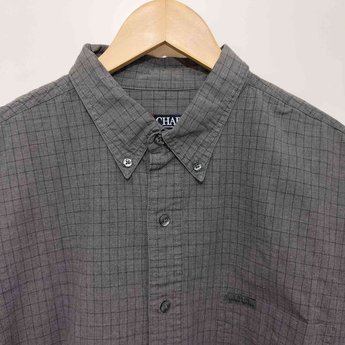 チャップスラルフローレン CHAPS RALPH LAUREN チェック柄 ボタンダウン ロングスリーブシャツ メンズ import:XL