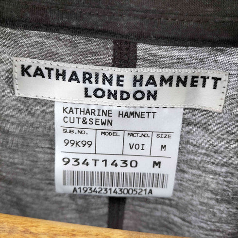 キャサリンハムネットロンドン KATHARINE HAMNETT LONDON テンセル混 カーディガン メンズ import:M