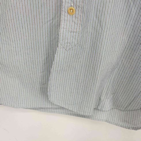 エムエイチエル MHL. ストライプ L/S バンドカラーシャツ メンズ import:S
