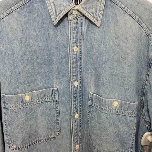 ギャップデニム GAP DENIM 90-2000s オールドタグ デニムロングスリーブシャツ メンズ import:S