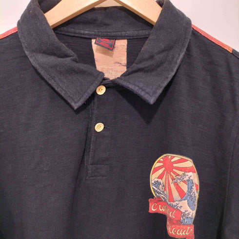 クロップドヘッズ CROPPED HEADS 両面プリント ポロシャツ メンズ JPN:M