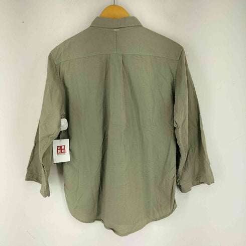 エムエイチエル MHL. 七分袖 リネン混 ハーフボタンシャツ メンズ import:S