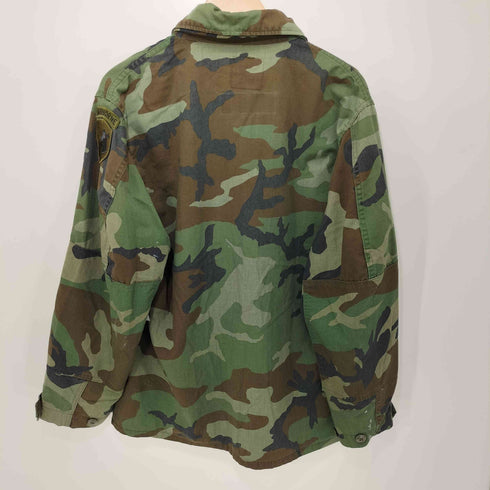 ユーエスアーミー U.S. ARMY カモ柄 BDU-Jacket BDUジャケット ワッペン付き メンズ M-S
