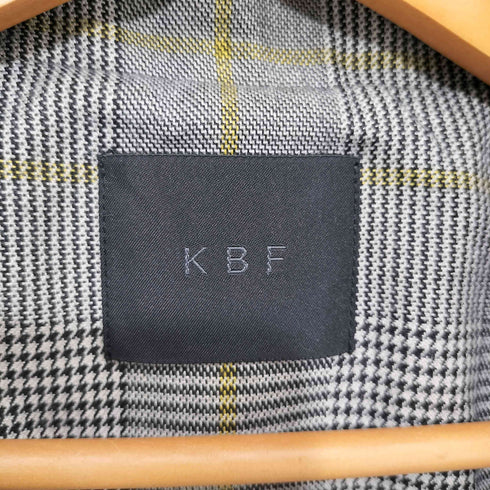 ケイビーエフ KBF グレンチェック トレンチコート レディース ONE SIZE