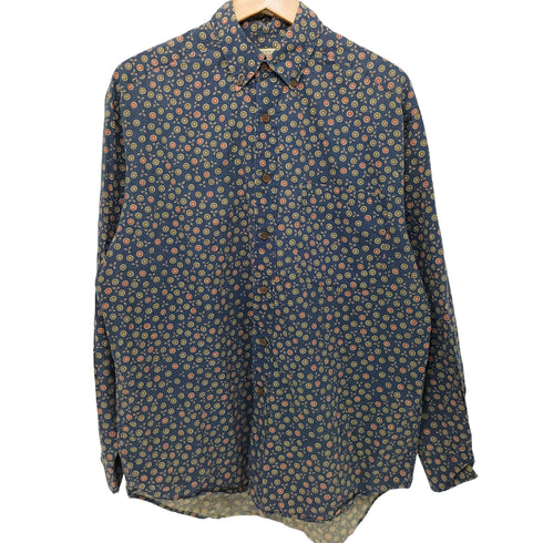 ドッカーズ DOCKERS 総柄 ボタンダウン ロングスリーブシャツ メンズ import:S