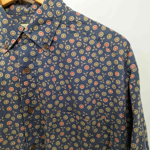ドッカーズ DOCKERS 総柄 ボタンダウン ロングスリーブシャツ メンズ import:S