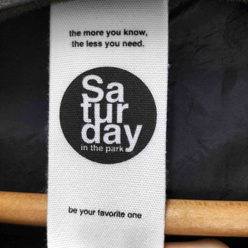 saturday in the park セットアップ 切替ナイロンテーラードジャケット イージーナイロンパンツ レディース ジャケットサイズ2 パンツサイズ2