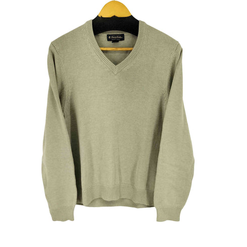 ブルックスブラザーズ BROOKS BROTHERS Vネックコットンニット メンズ import:S
