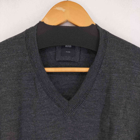 ヒューゴボス HUGO BOSS シルク混Vネックニット メンズ import:S