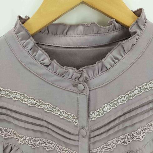 Cherite by PRIME PATTERN フリルシャツワンピース レディース JPN:M