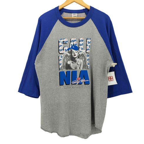 シャカ shaka ACTIVE NIA 前面プリント ラグランスリーブTシャツ メンズ JPN:L
