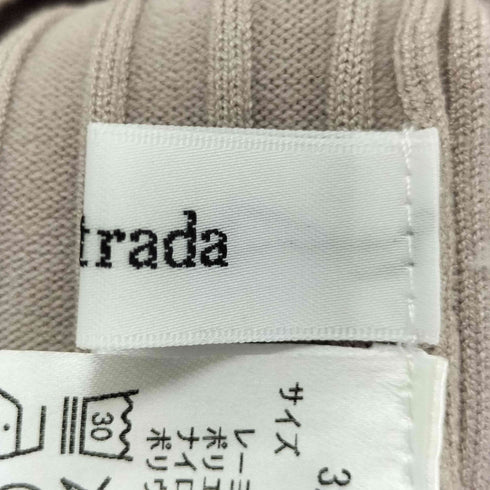 マイストラーダ mystrada ノースリニット カットソー ボトルネック リブ カットソー レディース JPN:38