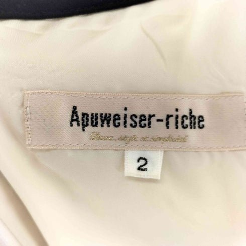アプワイザーリッシェ Apuweiser riche 配色ラインワンピース レディース レディース JPN:2