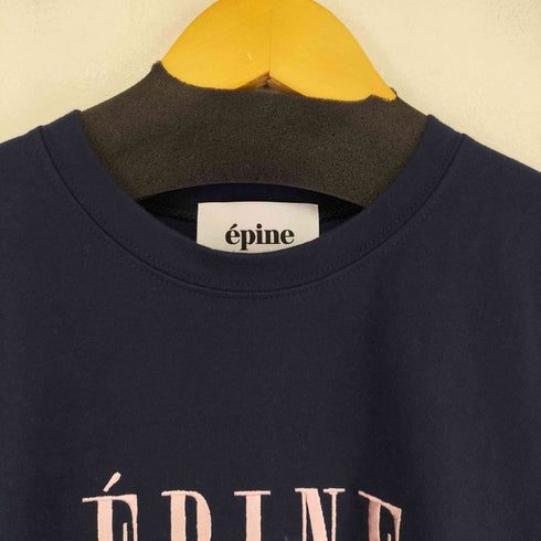 エピヌ epine ロゴ刺繍 S/S Tシャツ レディース
