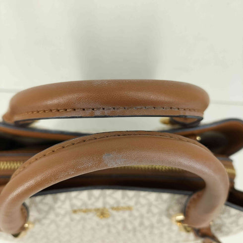 マイケルコース Michael Kors EDITH サッチェル スモール MKシグネチャー バニラ/エイコーン レディース