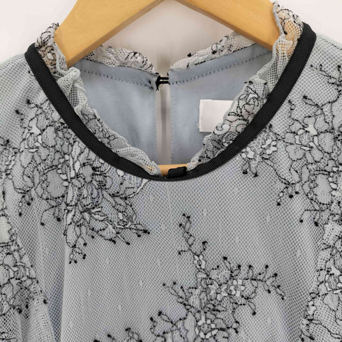 トッコクローゼット tocco closet ウエストマーク レイヤードレースワンピース レディース