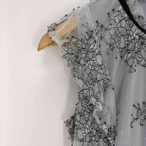 トッコクローゼット tocco closet ウエストマーク レイヤードレースワンピース レディース