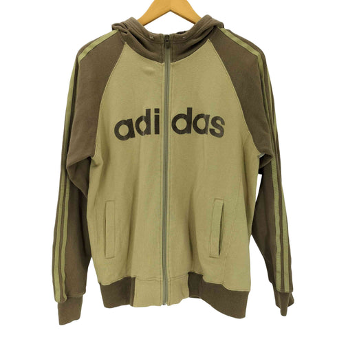 アディダス adidas Y2K フェルトロゴ ジップアップパーカー メンズ JPN:L