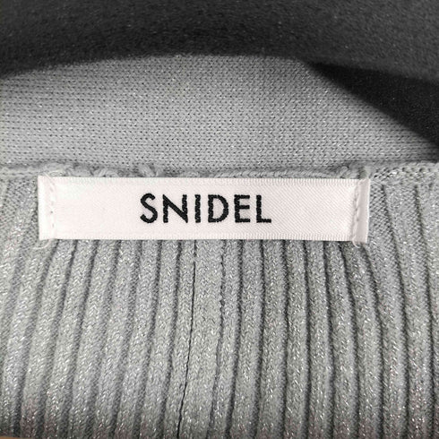 スナイデル snidel フロントボタンニットワンピース ラメ レディース ONE SIZE