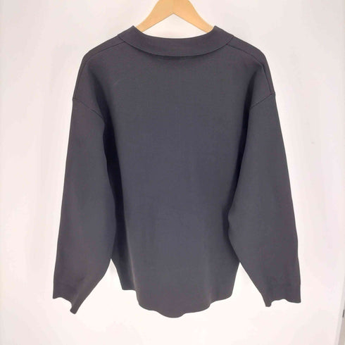 ルイス Luis 23AW ミラノリブハーフZIPニットポロ メンズ JPN:S
