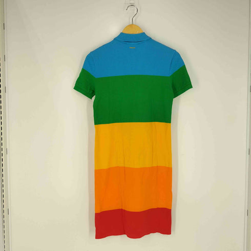 ラコステ LACOSTE POLAROIDカラーブロッキングポロドレス レディース FR:34