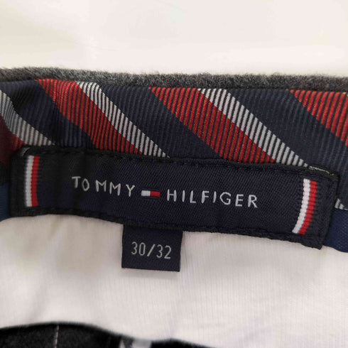 トミーヒルフィガー TOMMY HILFIGER ウールライクテーパードスラックスパンツ ノータック メンズ 30/32