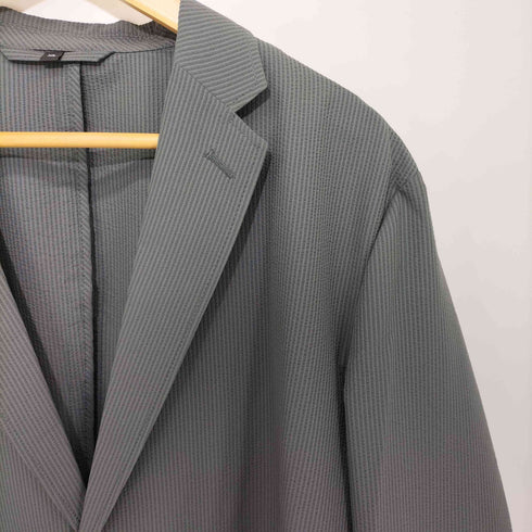 ムジルシリョウヒン 無印良品 かぜを通すストレッチサッカー ジャケット メンズ JPN:XL