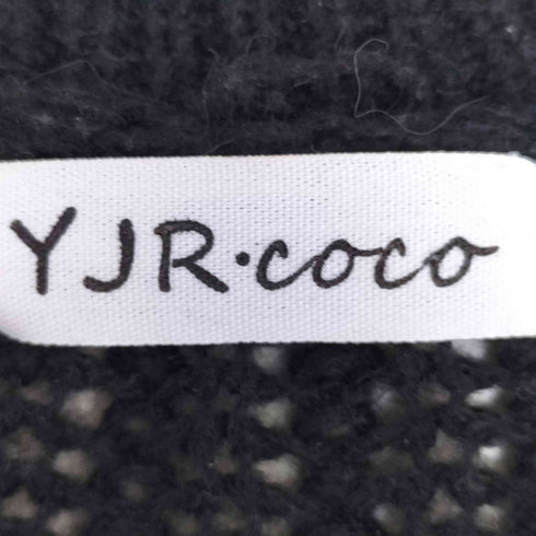 YJR.coco ダメージボーダーニット メンズ