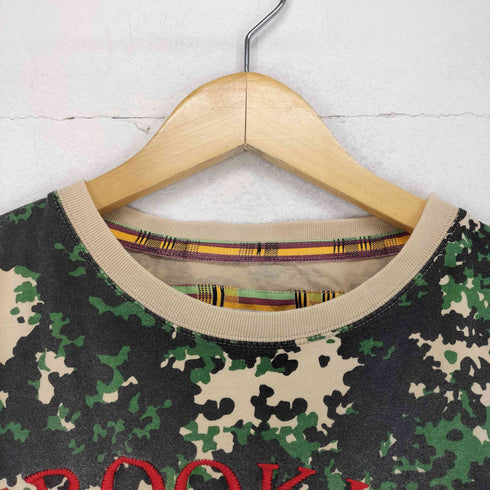 MARC ECKO カモフラ柄フロント刺繍クルーネックTシャツ メンズ JPN:L