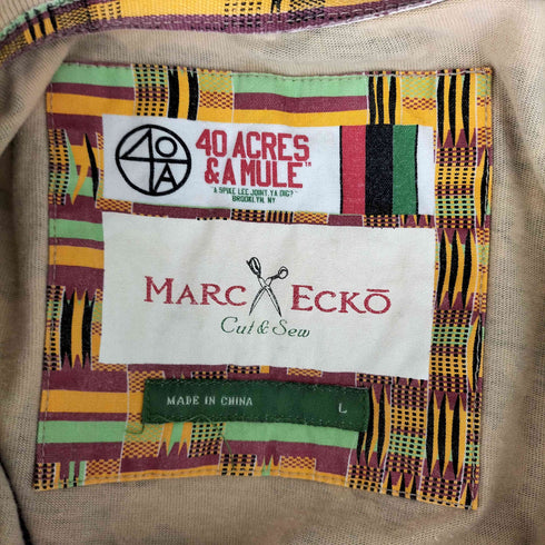 MARC ECKO カモフラ柄フロント刺繍クルーネックTシャツ メンズ JPN:L