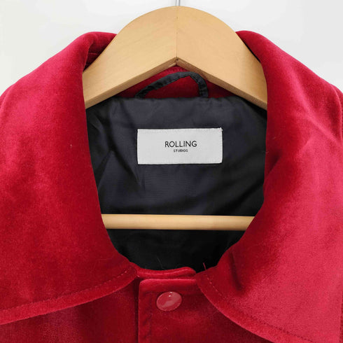 ROLLING STUDIOS VELVET VARSITY JACKET ベロアバーシティジャケット メンズ import:M