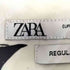 ザラ ZARA スペイン製 ドット柄 レギュラーカラーシャツ メンズ import:S