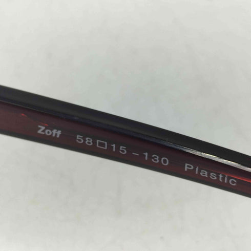 ゾフ zoff カラーレンズ オーバルフレーム サングラス レディース 58□15-130