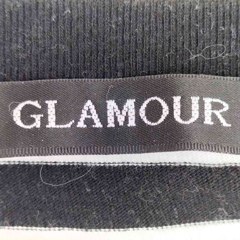 GLOMOUR Y2K 弾丸 レイヤードダメージボーダーカットソー メンズ