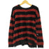 キャスパージョンアイバー CASPER JOHN AIVER グランジボーダーシャギーニット メンズ JPN:M