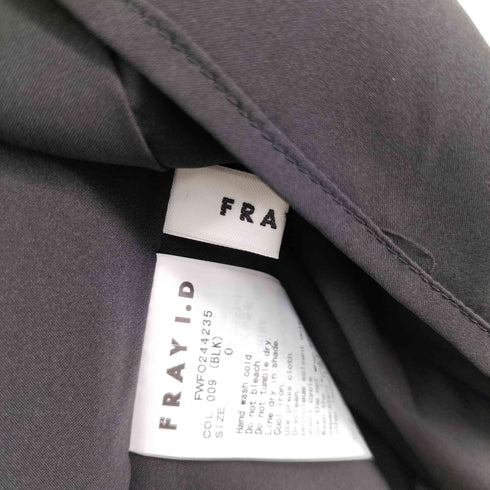 フレイアイディー FRAY I.D 24SS ビスチェデザインサテンキャミワンピース レディース JPN:0