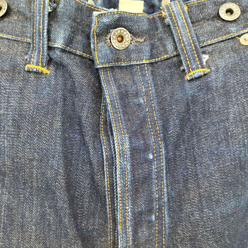 ダブルアールエルラルフローレン RRL RALPH LAUREN R96 MONTANA MADE IN USA シンチバック サスペンダーボタン セルビッチデニム 月桂樹ボタン 15.5oz メンズ 34×36