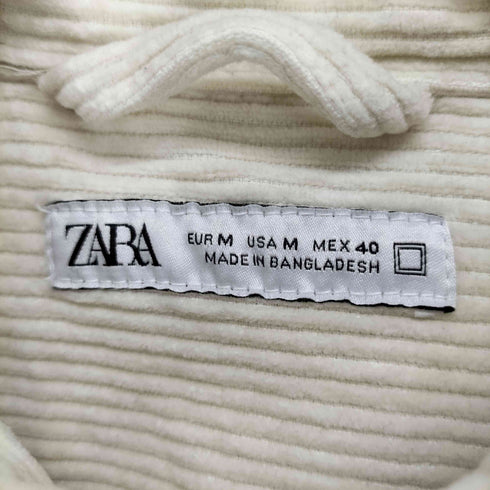 ザラ ZARA コーデュロイシャツジャケット メンズ JPN:M
