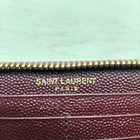 サンローランパリ SAINT LAURENT PARIS マテラッセ ラウンドジップ 長財布 レディース